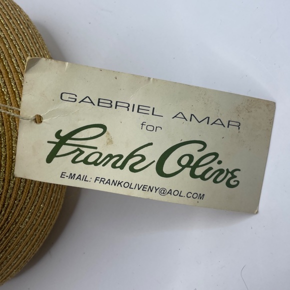 Gabriel Amar for Frank Clive Women’s Hat Gold - Picture 8 of 8